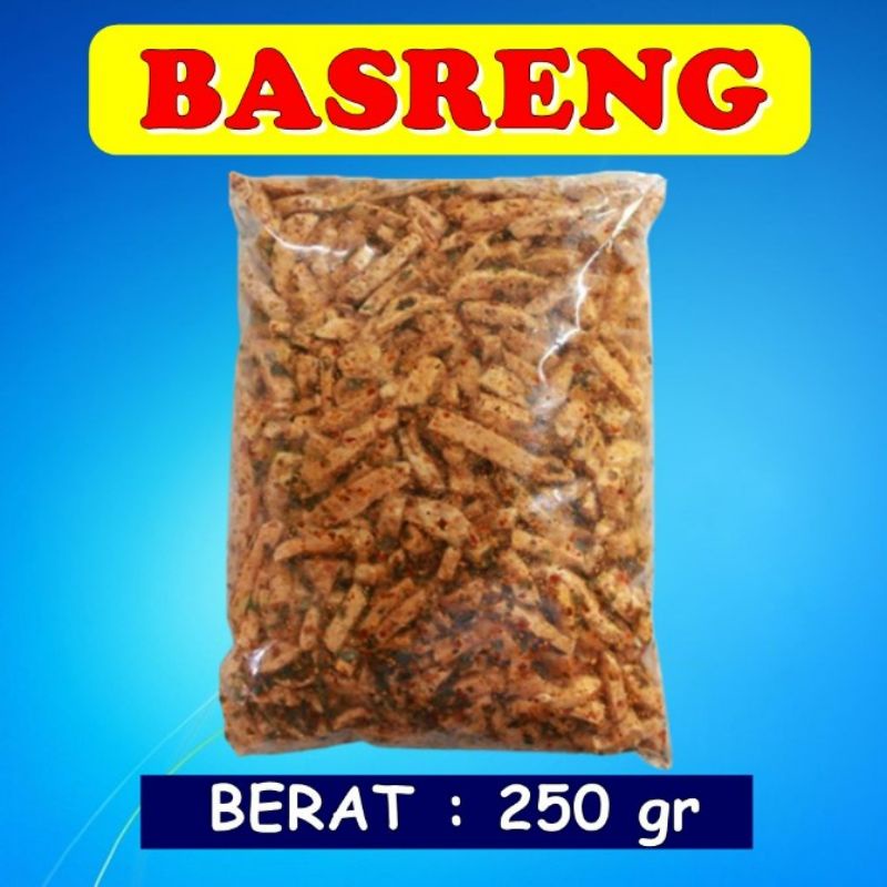 

Basreng pedas daun jeruk original murah bakso goreng bangsreng 250 GRAM