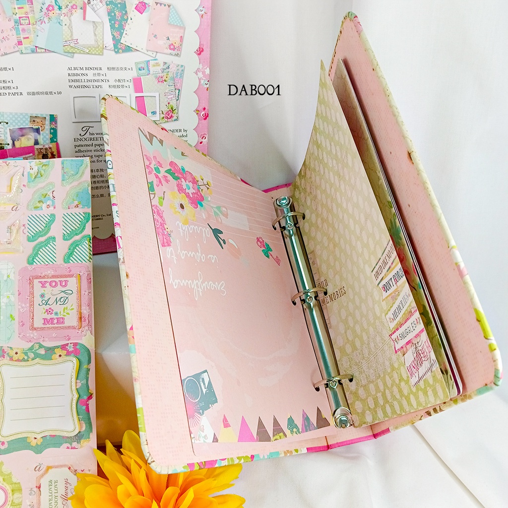 

Binder A5 Warna Pastel DY Kit Scrapbook DAB001