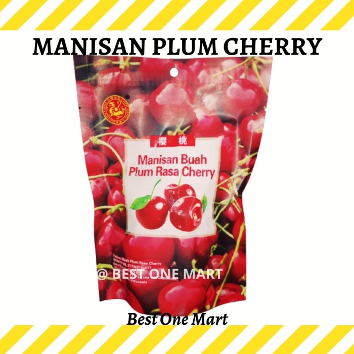 

[CJ] Manisan Buah Plum Basah Rasa Cherry 220 gr