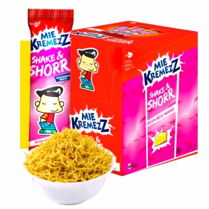 

Mie Kremezz Shorr Box Mi Kremes Shake Shorr 1 BOX