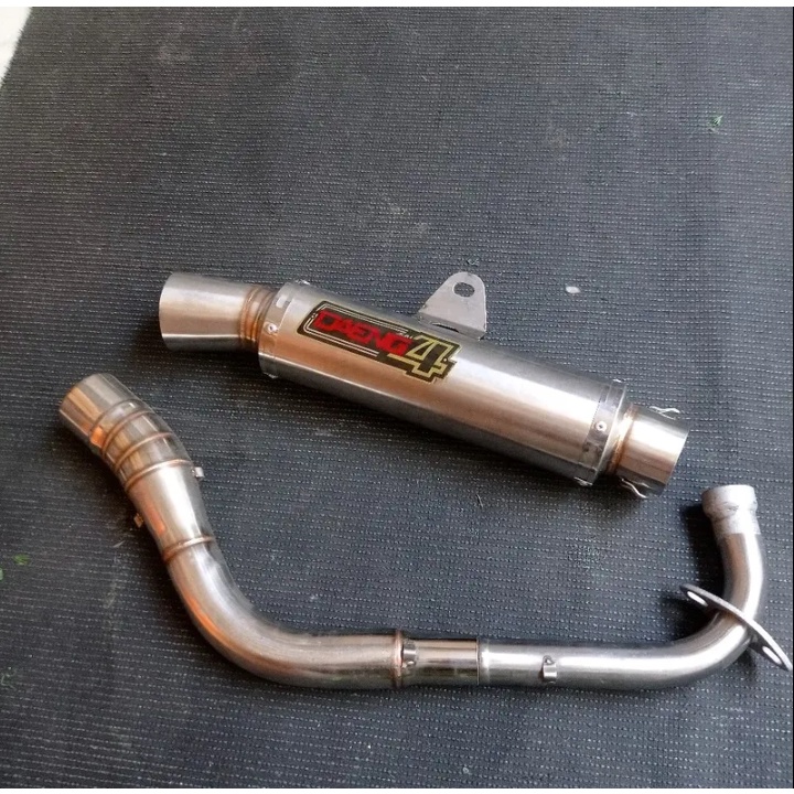 knalpot racing daeng sai4 drag 25 cm inlet 50 mm matic mio z smile m3 j soul gt xride sporty beat sc