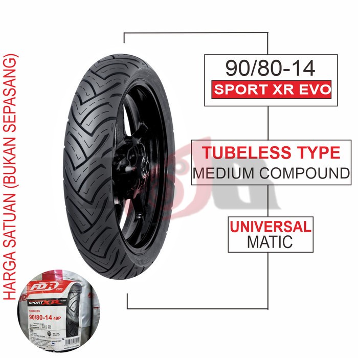 Ban FDR 90/80-14 Sport XR Evo - 80/90-14