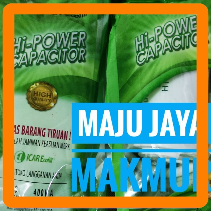 kapasitor capasitor pompa elko 80 mf bulat ICAR Best Seller