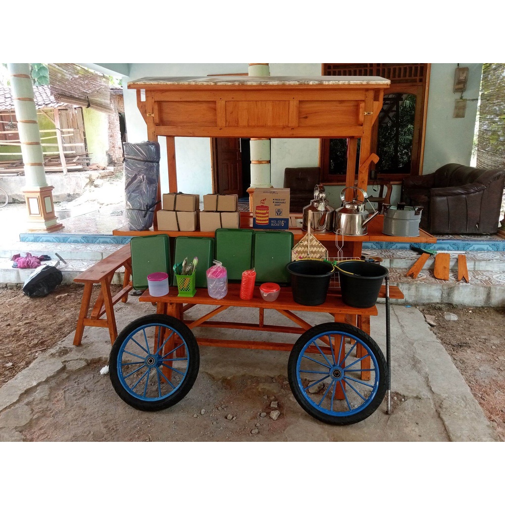 gerobak angkringan komplit