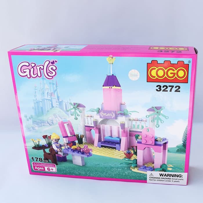 Cogo Girls 3272 - Mainan Cogo Bricks Anak 178Pcs - Ages 6+