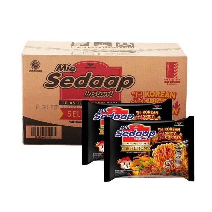 

Mie Sedaap Korean Goreng Spicy Chicken - 1 dus isi 40 pcs
