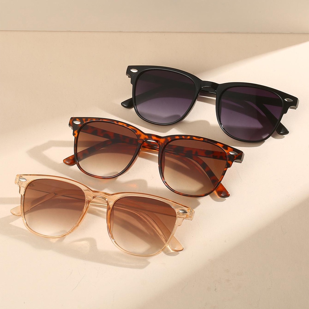 TBB Kacamata Kotak Fashion Retro Bentuk Kotak Eyeglasses Kacamata Terbaru Wanita Pria G045