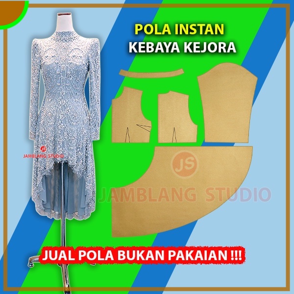 Pola Instan Kebaya Kejora Modern | Aneka Pola