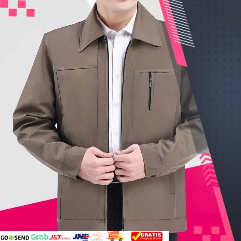 JAKET FORMAL KEREN NYAMAN DESAIN NEW /jasket santri/jaket semi jas/jaket formal/jaket pria kain katu