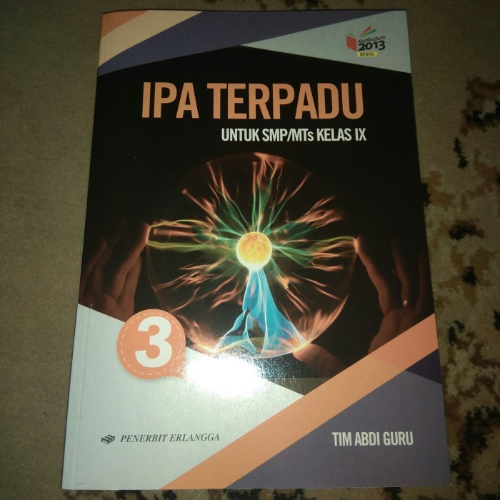 IPA TERPADU KELAS 9 SMP ERLANGGA KURIKULUM 2013