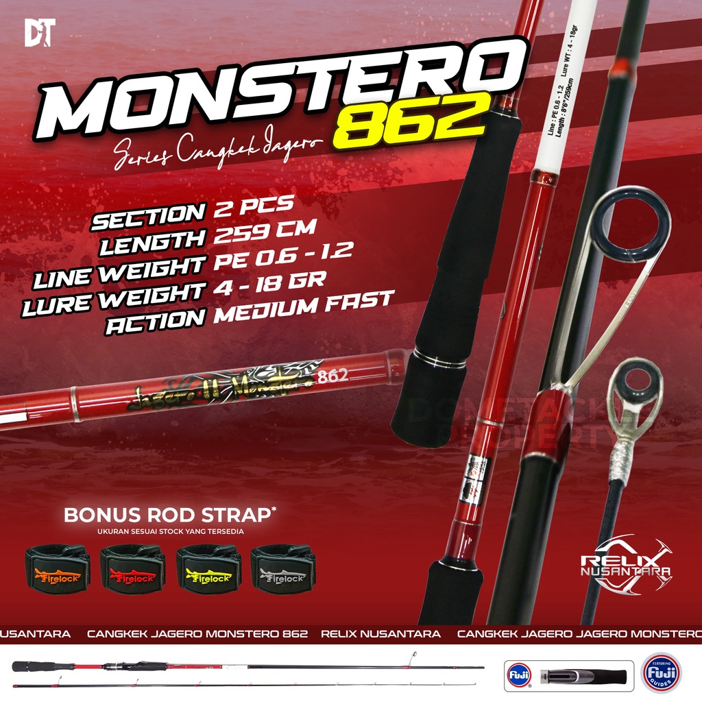 Cangkek Jagero Relix Nusantara Joran Pancing Cangkek Alap Alap Rod UL ULtralight Spinning Baitcastin