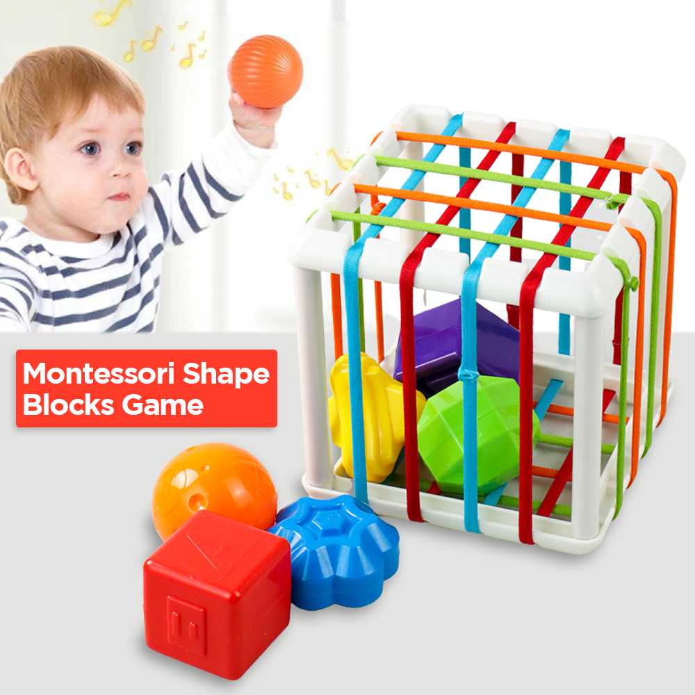 

Mainan Anak Montessori Shape Blocks Game - JK-790