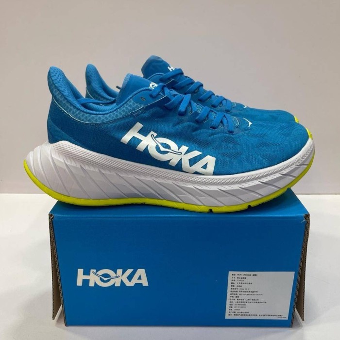 Hoka One One Carbon X2 Blue White