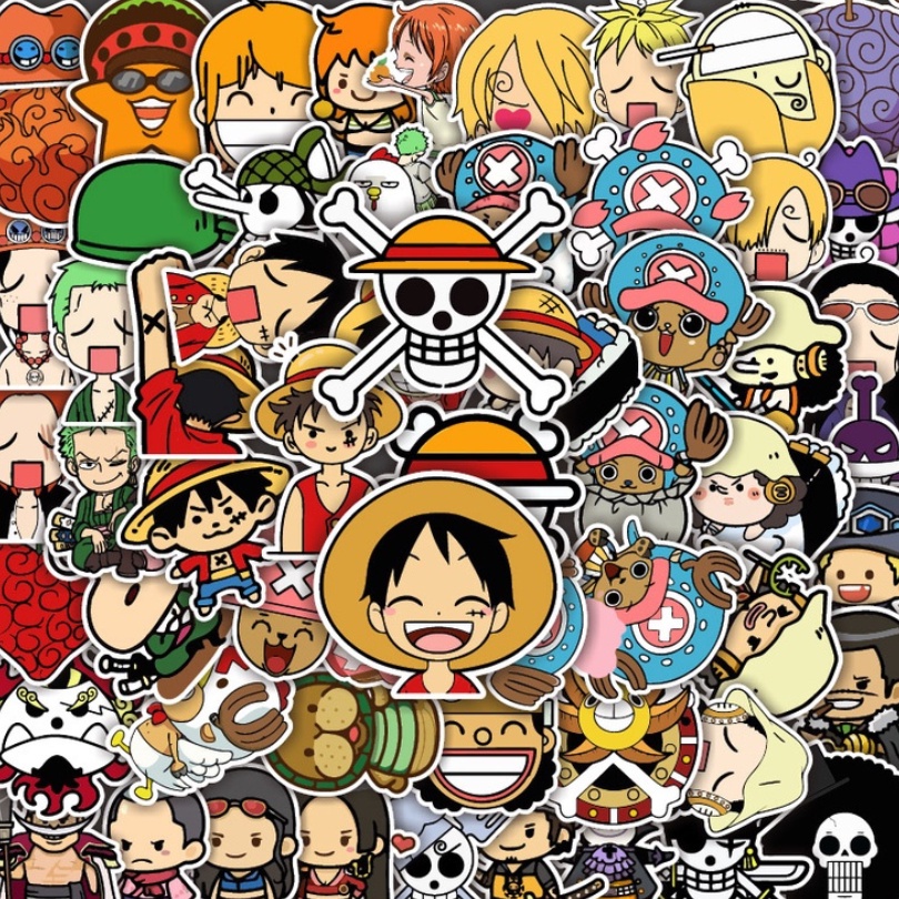 

25 PCS Sticker One Piece Case Hp Helm Aesthetic