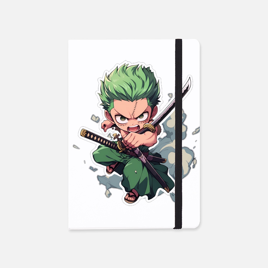 

Soft Cover Notebook Chibi Roronoa Zoro