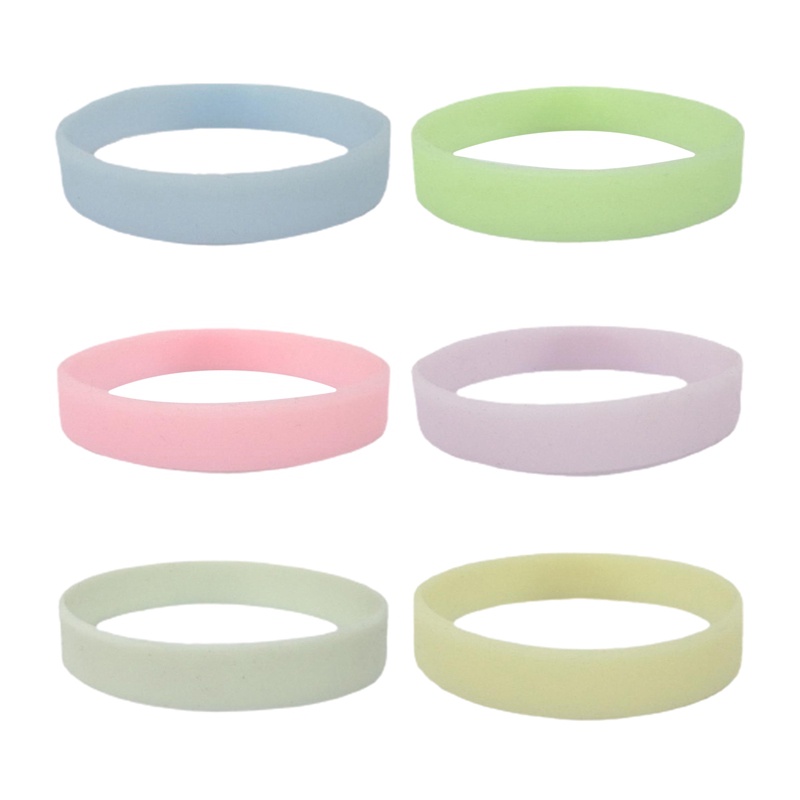 Gelang Silikon Warna Bercahaya Gelang Tangan Kosong Karet Gelang Wanita Pria Remaja Berwarna Silicone Bracelets Rubber Wristbands Untuk Acarapesta