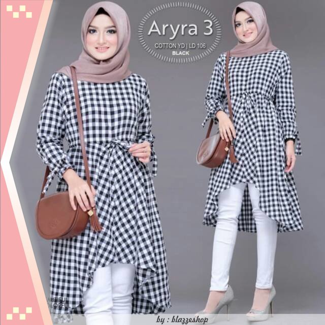 PAKAIAN WANITA MURAH ORIGINAL IMPORT / TUNIK ARYRA#3 ATASAN WANITA TERBARU