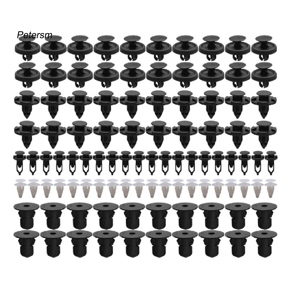 Pp 100Pcs/Set Anti-Korosif Pengikat Rivet Body Mobil Plastik Push Pin Klip 52161-0200 67771-02030 90189-06013 Compact Untuk Lexus