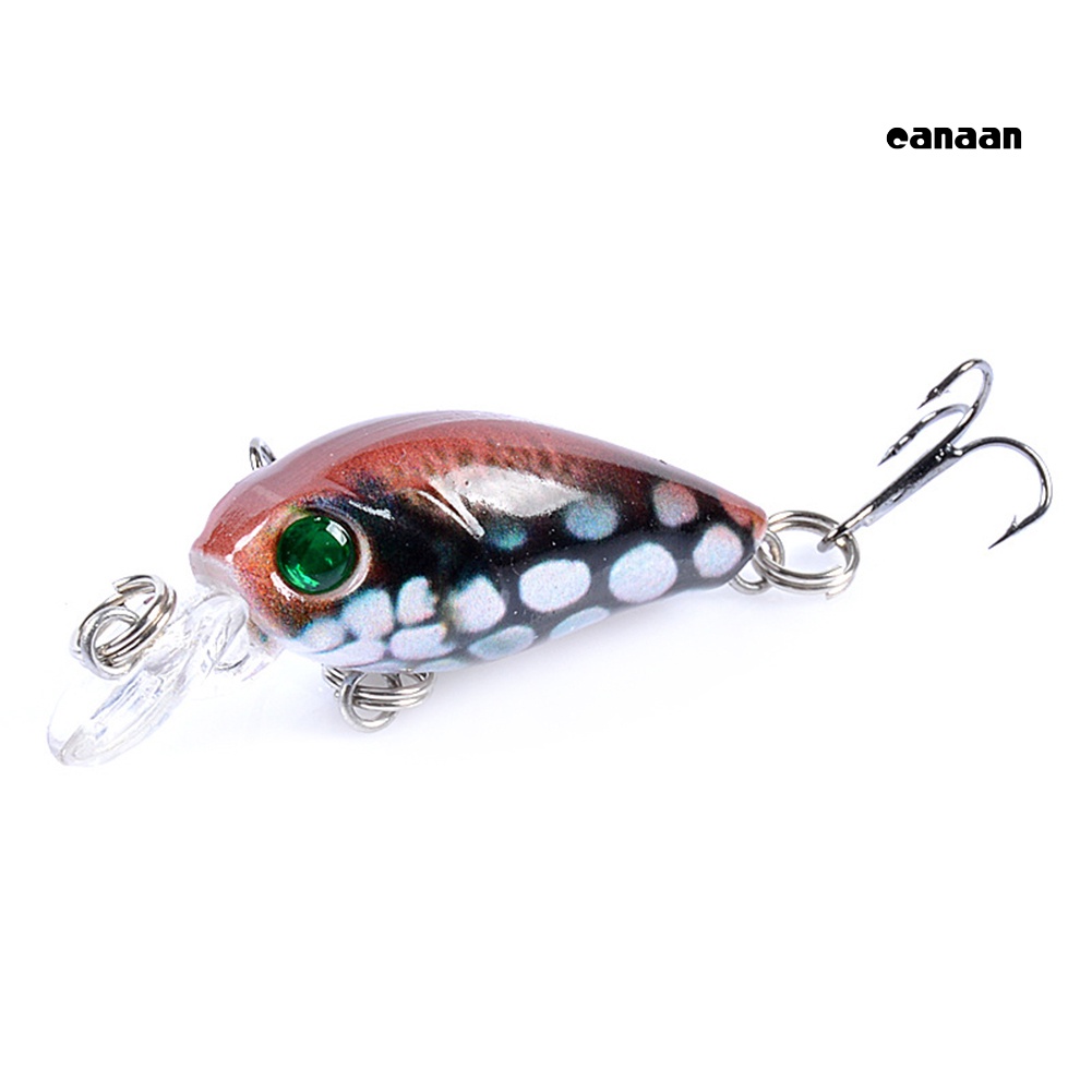 Cnn-6pcs 4.5cm 4g Memancing Buatan Manusia Hidup Keras Umpan Wobbler Air Ikan Renang Umpan