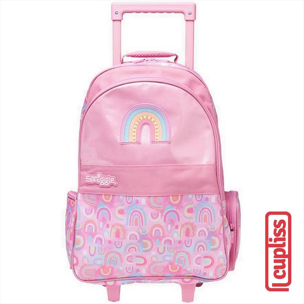 SMIGGLE Trolley Bag 445126 Bright Pink Tas Koper Travel Anak