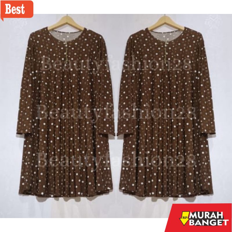 Tunik jumbo terbaru untuk wanita- TUNIK ANNISA MAT JERSEY KOREA SUPER JUMBO