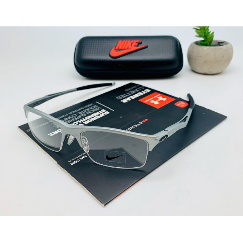 [ Ready ] Kacamata NIKE HALFWIRE 9004 Bahan Magnesium || Frame Kacamata Minus Pria Sport