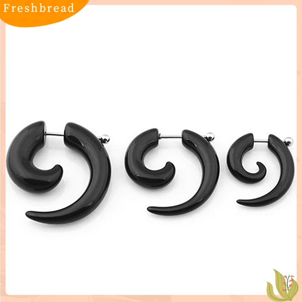 &lt; Freshbread &gt; Anting Fashion Stunning Gaya Punk Rock Unisex Kuku Telinga Motif Siput Untuk Salon