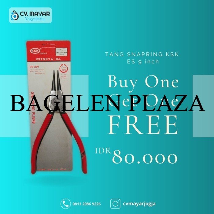 Diobral Tang Snapring KSK ES 9 inch Buy 1 Get 1