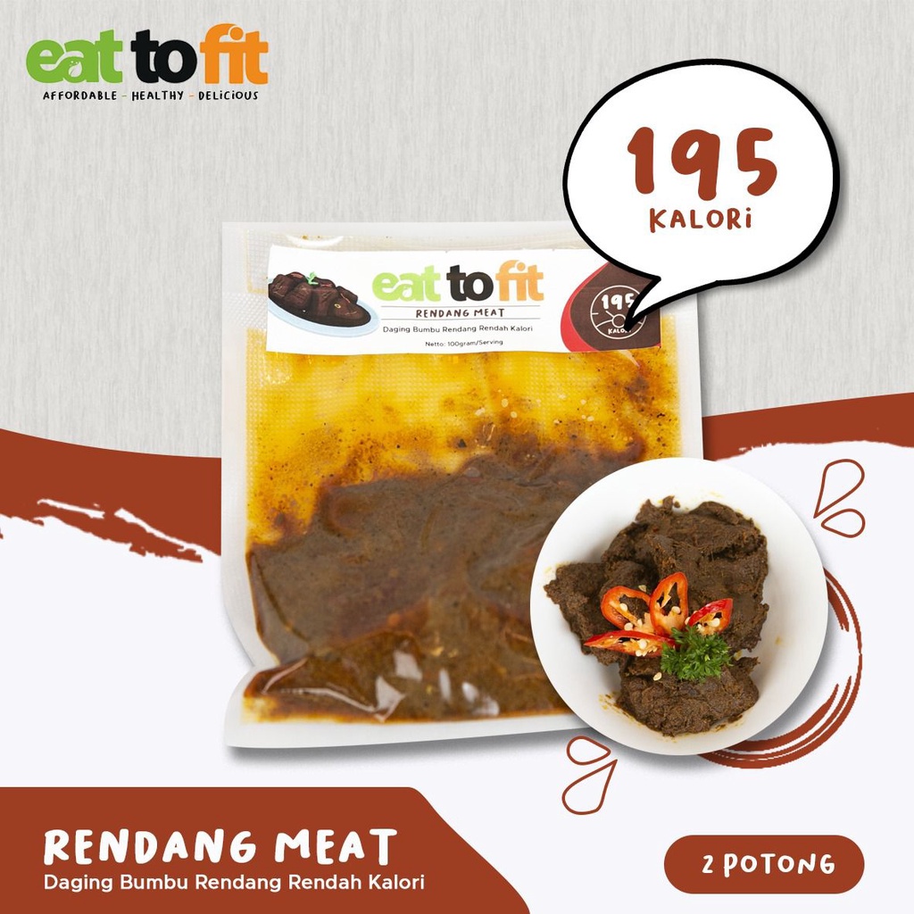 RENDANG MEAT PREMIUM / FROZEN FOOD PAKET MAKANAN SEHAT KELUARGA