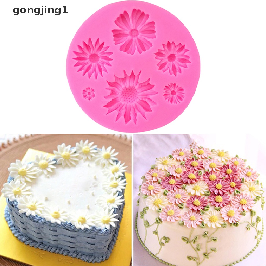 Ggg Cetakan Kue Silikon 3D Permen Coklat DIY Cake Cookie Cupcake Sabun Molds ID