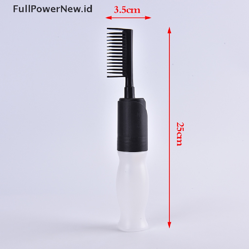 Power 110ML Botol Pewarna Rambut Aplikator Sisir Dispensing Pewarna Rambut Salon Mewarnai ID