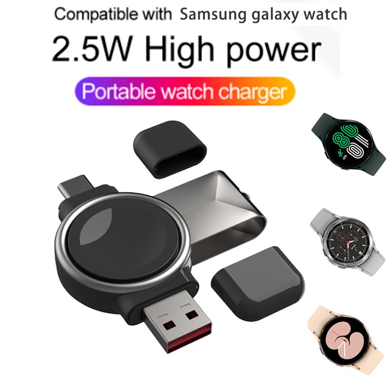 Samsung Galaxy Fast Charger Galaxy Watch 3/4 Active 1 2 Magnetic Charge 40/41/40mm Samsung Watch Power Adapter