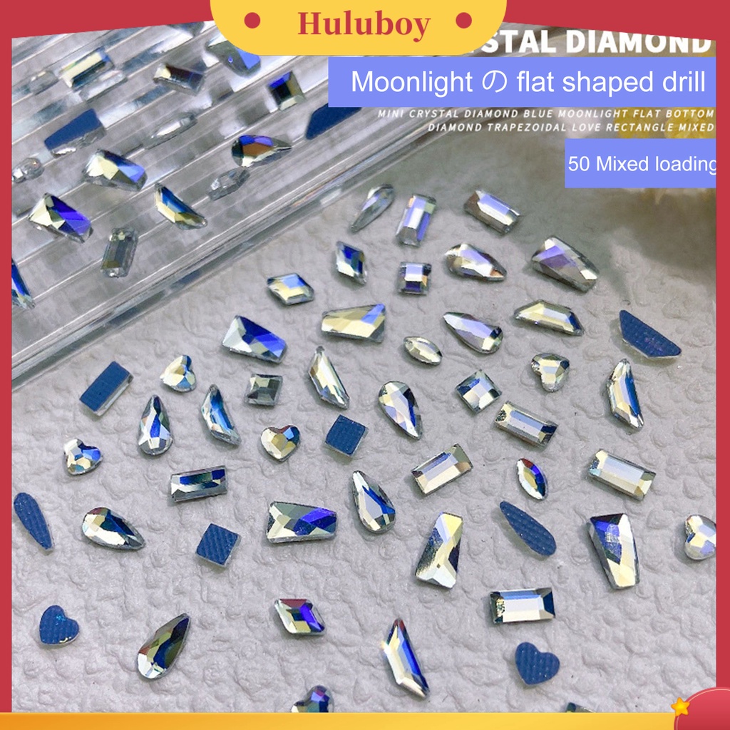 {In Stock} 1pak Pesona Kuku Tiga Dimensi Bersinar Mewah Mudah Diterapkan Pengerjaan Halus DIY Nail Art Tahan Lama 3D Berlian Imitasi Dekorasi Kuku Salon Kuku