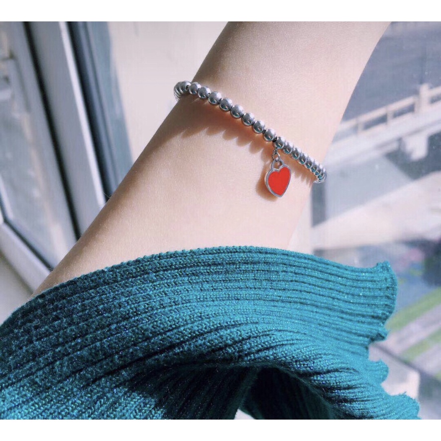 Goldkingdom Aksesoris Perhiasan Fashion Ready Stock Cinta Berbentuk Hati Gelang Biru Lem Tetes Kerajinan Serbaguna Perhiasan Tangan Wanita