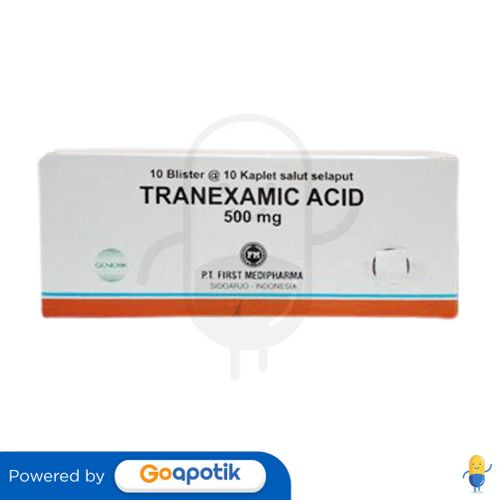 TRANEXAMIC ACID FIRST MEDIPHARMA 500 MG BOX 100 KAPLET