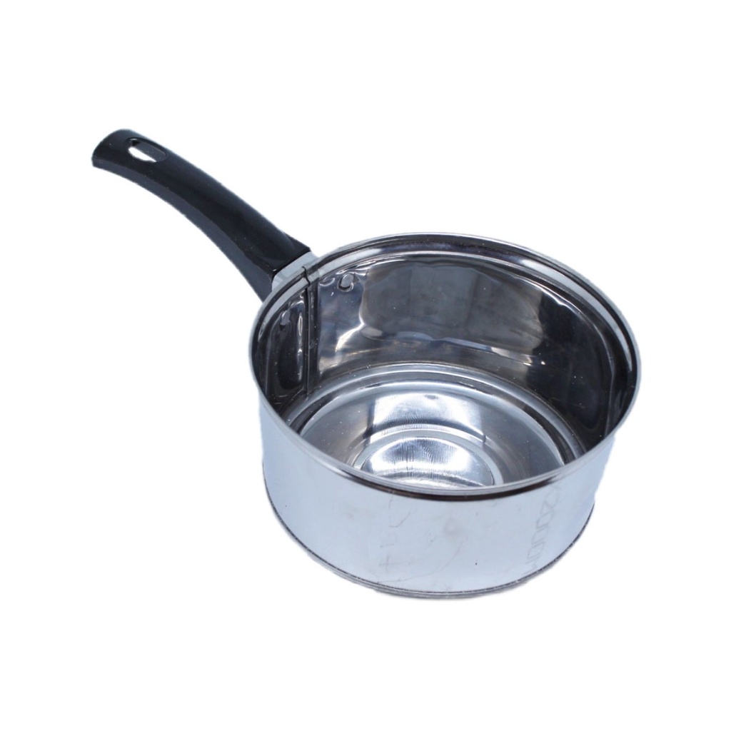 GOS -G404- Panci Susu Stainless 16cm - Panci Mie Serbaguna - Panci Stainless Milkpot Gagang