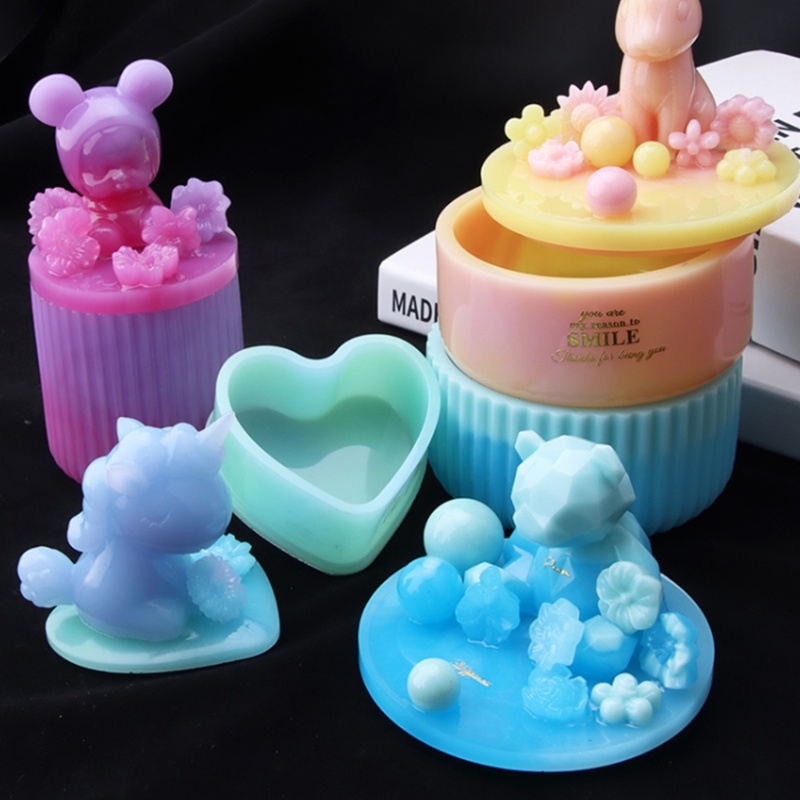 Siy Bunga Cetakan Silikon Anting Unik Cetakan Resin Neckalce Liontin Silicone Mold DIY Perhiasan Casting Cetakan Gantungan Kunci M