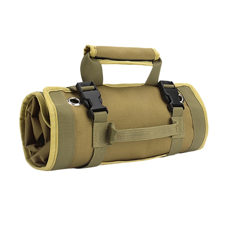 Gro Oxford Tool Roll up Bag Portable Detachable Hardware Carry Bag Tas Alat Gulung Gulung