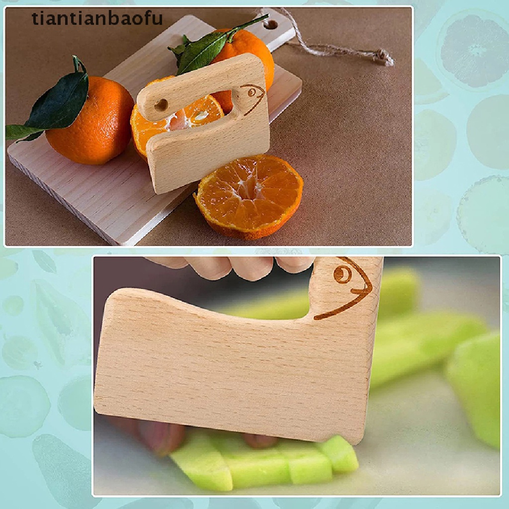 [tiantianbaofu] 1pc Mainan Memasak Anak-Anak Aman Cutg Buah Sayur Chopper Butik