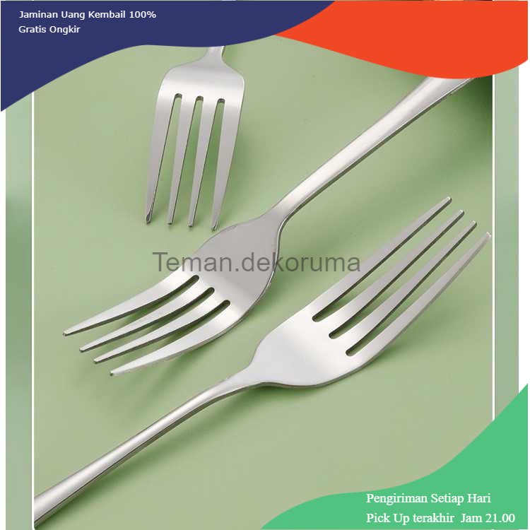 TD - DPR ROXY Garpu Makan Dinner Fork Stainless Steel Mirror Polished - 401G