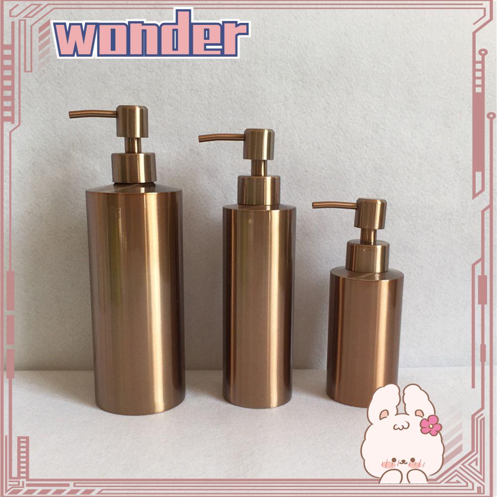 Wonder Soap Dispenser Wadah Kelembaban Reusable Rose Gold Silinder Botol Handsanitizer