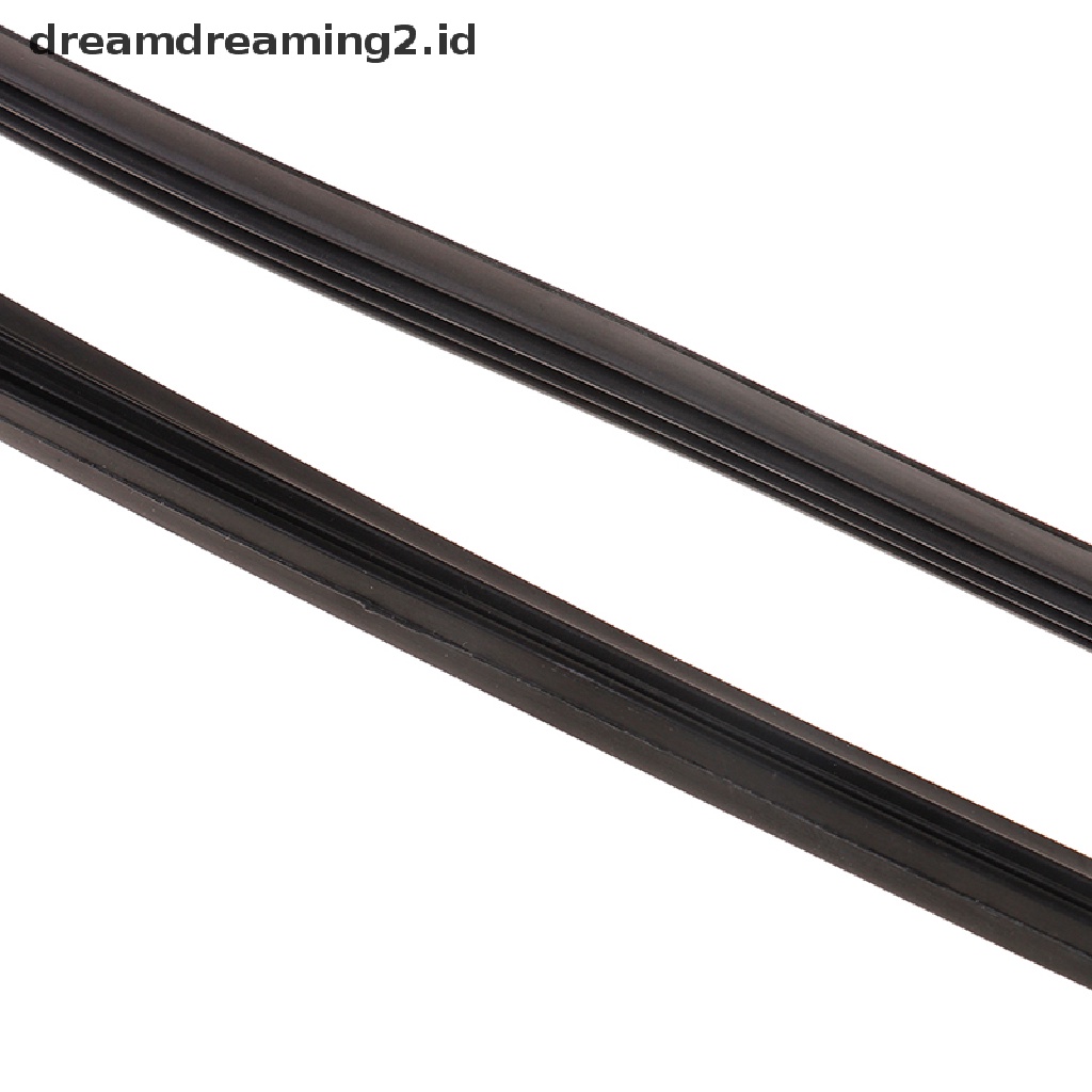 (hot) 2x26 ''6mm refill Pisau wiper Kaca Depan Silikon universal Cocok Untuk Mobil//