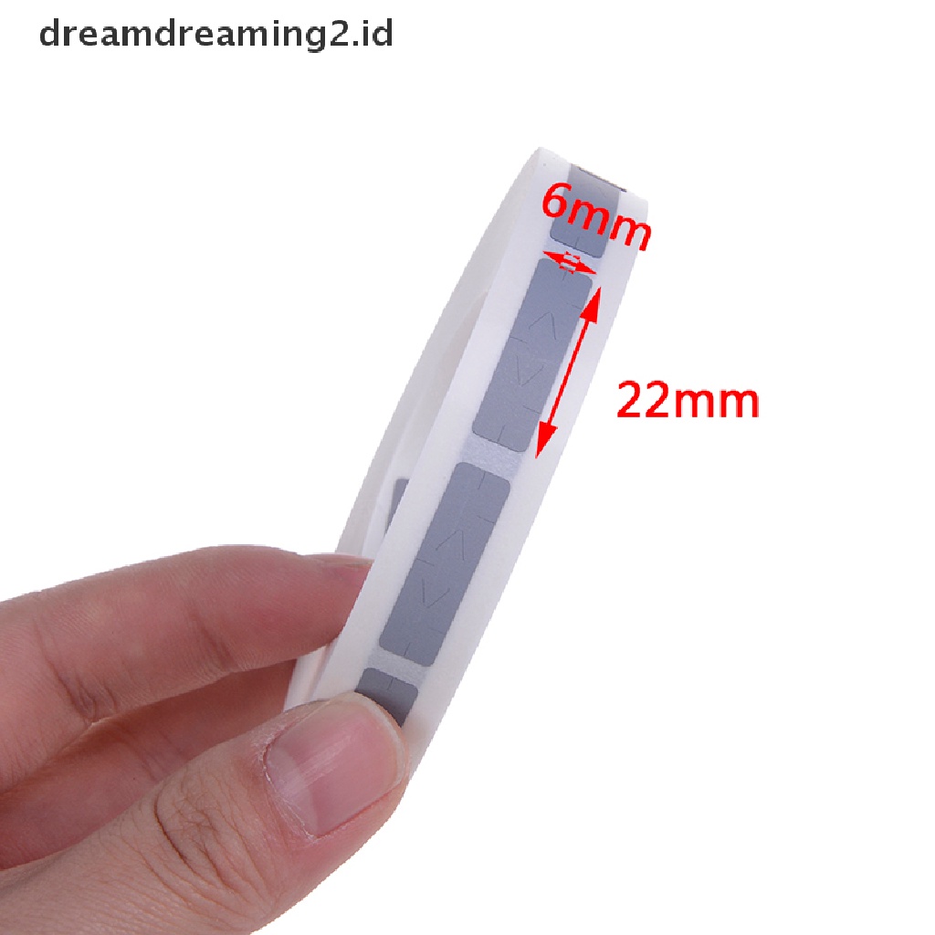(hot) 1000pcs silver Perekat Persegi Panjang scratch off Label ers Kartu Tiket//