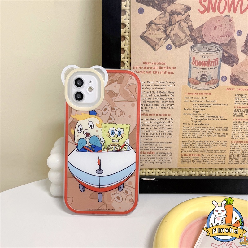 IPHONE Casing Kompatibel Untuk Iphone14 13 12 11 Pro Max X Xr Xs Max SE 8 7 6 6s Plus Pasangan Yang Indah Trendi Merek Ponsel Case Anti Jatuh Bening Lembut TPU Shell Shockproof Cover Pelindung