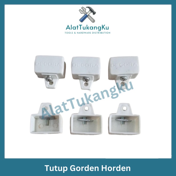 Tutup Plastik Rel Aluminium Gorden Ujung Rel Gorden Jendela
