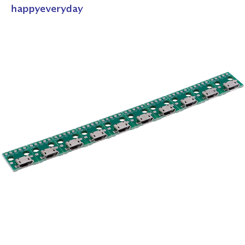 [happy] 10pcs MICRO USB to DIP Adapter 5Pin Female Konektor PCB Converter Board [ID]