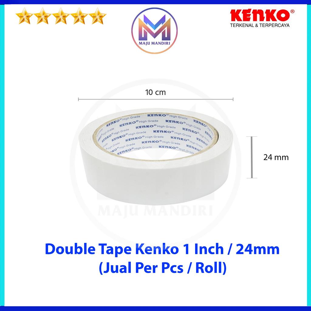 

Double Tape Kenko 24mm 1 Inch / Dobel Tip 1" Lem 2 Sisi