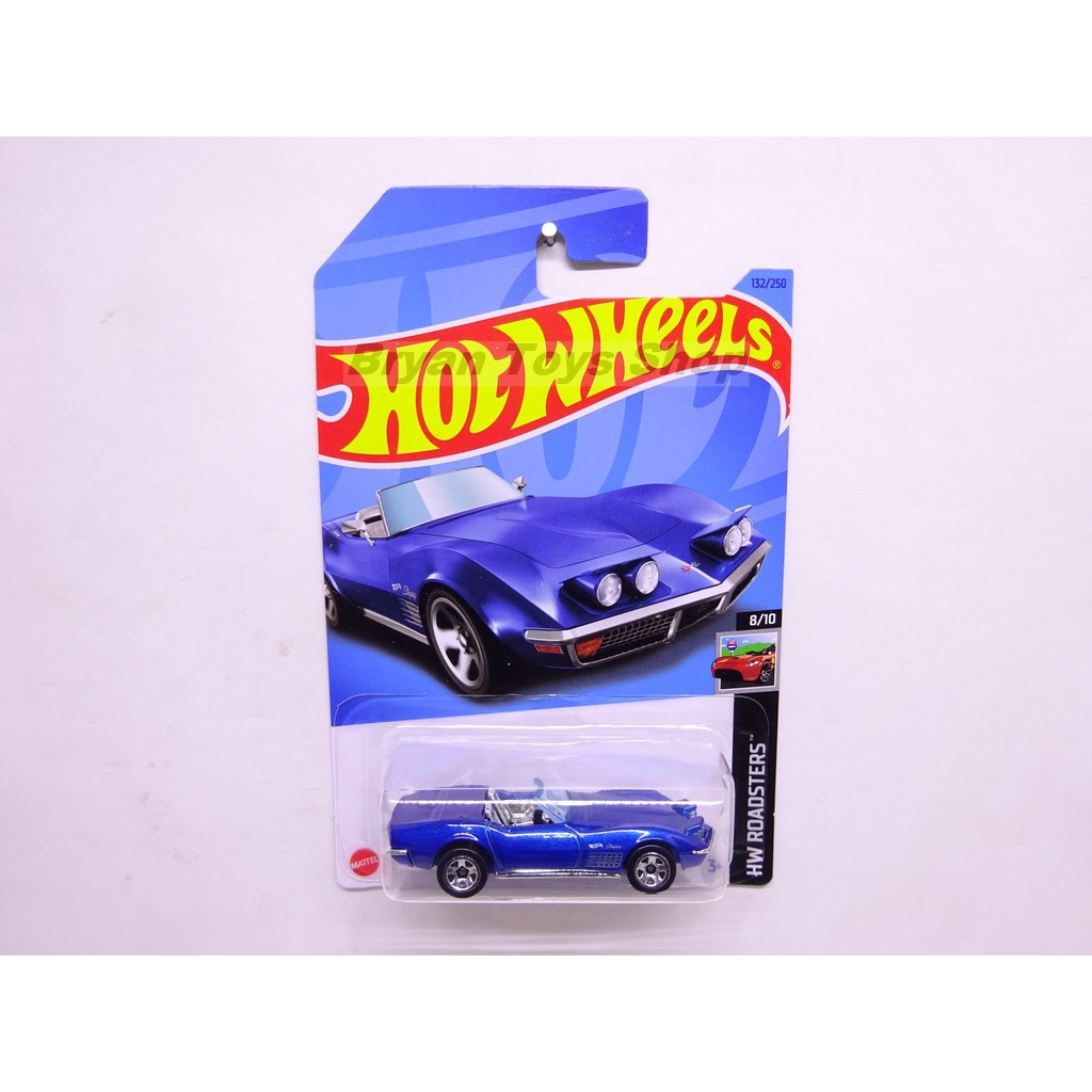 Hot Wheels 72 Stingray Convertible Biru