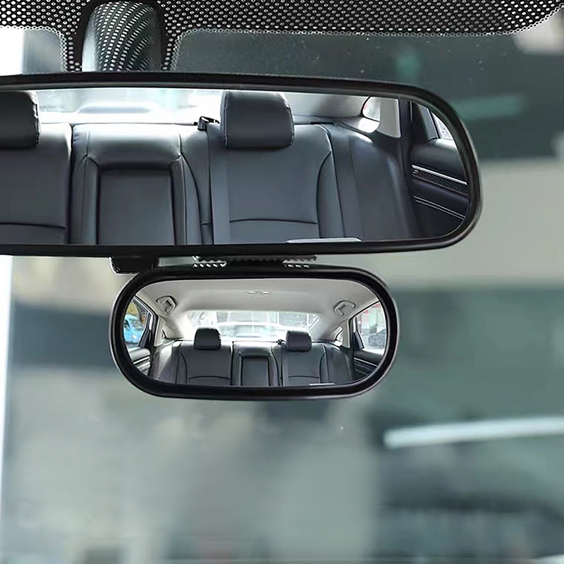 [AYBX] On HD Kaca Spion Mobil Tambahan Rotasi Yang Dapat Disesuaikan Alat Bantu Parkir Cermin Mobil Blind Spot Mirror Sudut Lebar 360 Derajat