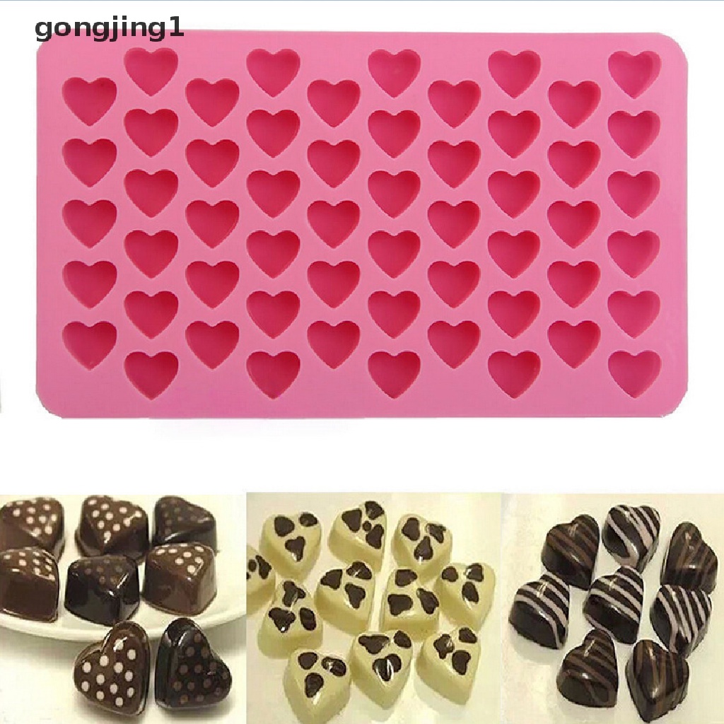 Ggg Cetakan Silikon Love Hati Coklat Cookies Cetakan Kue Es Batu Cake Tray AE21 ID